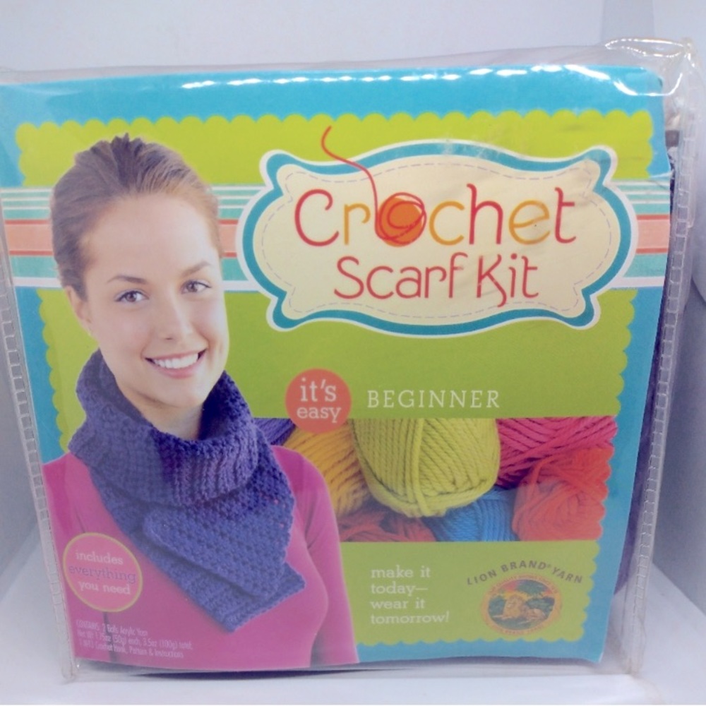 Croquet Purple Scarf Kit